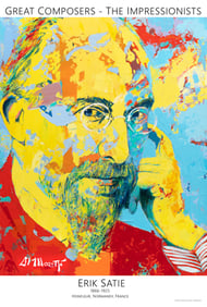 cover Erik Satie Poster 24 x 36